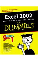 Excel 2002 All-in-one Desk Reference for Dummies