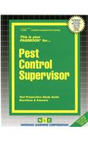 Pest Control Supervisor: Passbooks Study Guide