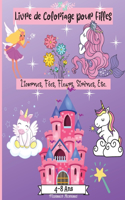 Livre de Coloriage pour Filles 4-8 ans