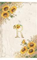 Vintage Sunflower Notebook