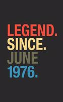 Legend Since June 1976