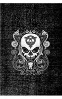 Curly skull notebook