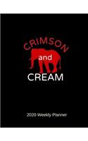 Crimson and Cream 2020 Weekly Planner