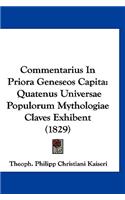 Commentarius in Priora Geneseos Capita: Quatenus Universae Populorum Mythologiae Claves Exhibent (1829)