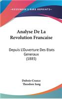 Analyse de La Revolution Francaise