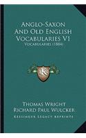 Anglo-Saxon and Old English Vocabularies V1