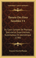Theorie Des Etres Sensibles V4