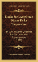 Etudes Sur L'Amplitude Diurne De La Temperature