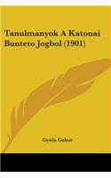 Tanulmanyok A Katonai Bunteto Jogbol (1901)