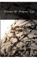 Elements Of Religious Life
