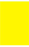 Journal Cadmium Yellow Color Simple Plain Yellow