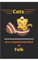 Cats are a mysterious kind of folk