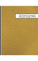 Day per page planner 2020