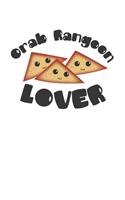 Super Cute Crab Rangoon Lover 120 Page Notebook Lined Journal for Lovers of Chinese Food and Appetizers