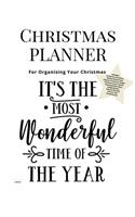 Christmas Planner It's The Most Wonderful Time Of The Year: Ultimate Christmas Planner Festive Organiser: Planning and Tracking Gifts, Cards, Meals, Online Shopping