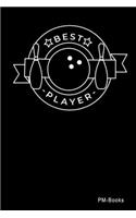 Best Player: Liniertes A5 Notizbuch oder Heft für Schüler, Studenten und Erwachsene(6 Logos Und Designs)