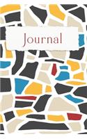 Modern Terrazzo 6 x 9 inch Journal, 200 Pages, Wide Ruled, Soft Cover
