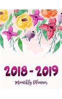2018 - 2019 Monthly Planner