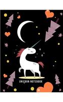 Unicorn Notebook: Notebook (Composition Book Journal) (8.5 x 11 Large)