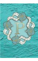 P Monogram Notebook