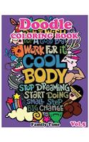 Doodle Coloring Books: Adult Coloring Book with Fun, Easy, and Relaxing Coloring Pages (Dover Coloring Books)(Volume 5)(5 Doodle Coloring Books)