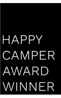 Happy Camper Award Winner