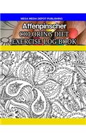 Affenpinscher Coloring Diet Exercise Log Book