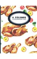 6 Columns Columnar Pad: (6 Columns Columnar Pad)