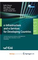 e-Infrastructure and e-Services for Developing Countries