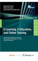 E-Learning, E-Education, and Online Training