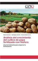 Análisis del crecimiento del cultivo de papa fertilizado con fósforo