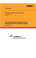 Analysis of Adequate OECD Transfer Pricing Methods for Intangible Property