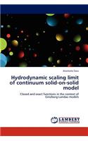 Hydrodynamic scaling limit of continuum solid-on-solid model
