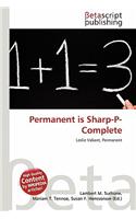 Permanent Is Sharp-P-Complete: (English)