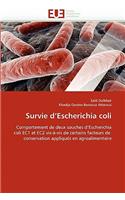 Survie d'Escherichia Coli