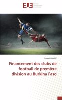 Financement des clubs de football de première division au Burkina Faso