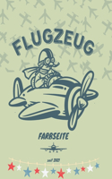 Flugzeug Färbung Buch