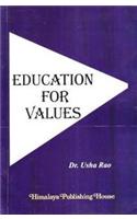 Education for Values