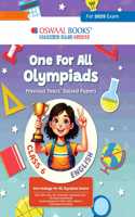 Oswaal One for All Olympiads Previous Year Solved Papers Class 6 English For 2025 Exam