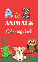 A to Z ANIMALS Coloring Book