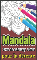 Mandala Livre de coloriage adulte pour la détente: Livre de coloriage de mandalas avec 50 mandalas détaillés pour la méditation, la détente et la relaxation