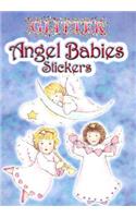 Glitter Angel Babies Stickers