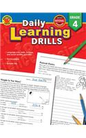 Daily Learning Drills, Grade 4: (4 Brighter Child: Daily Learning Drills)