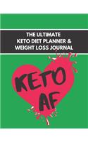 The Ultimate Keto Diet Planner & Weight Loss Journal