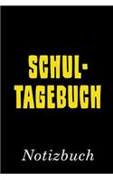 Schultagebuch Notizbuch