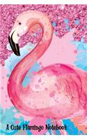 A Cute Flamingo Notebook