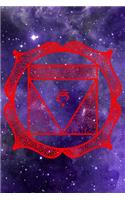 Muladhara Root Chakra Universe 6x9 100 College Ruled Lined Pages