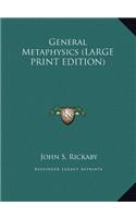 General Metaphysics