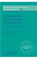 Computability, Enumerability, Unsolvability