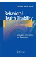 Behavioral Health Disability